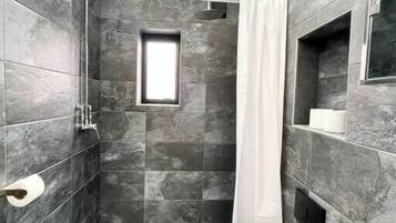 Hair dryer, towels