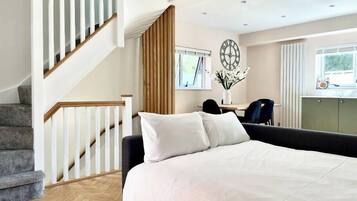 2 bedrooms, iron/ironing board, travel crib, WiFi