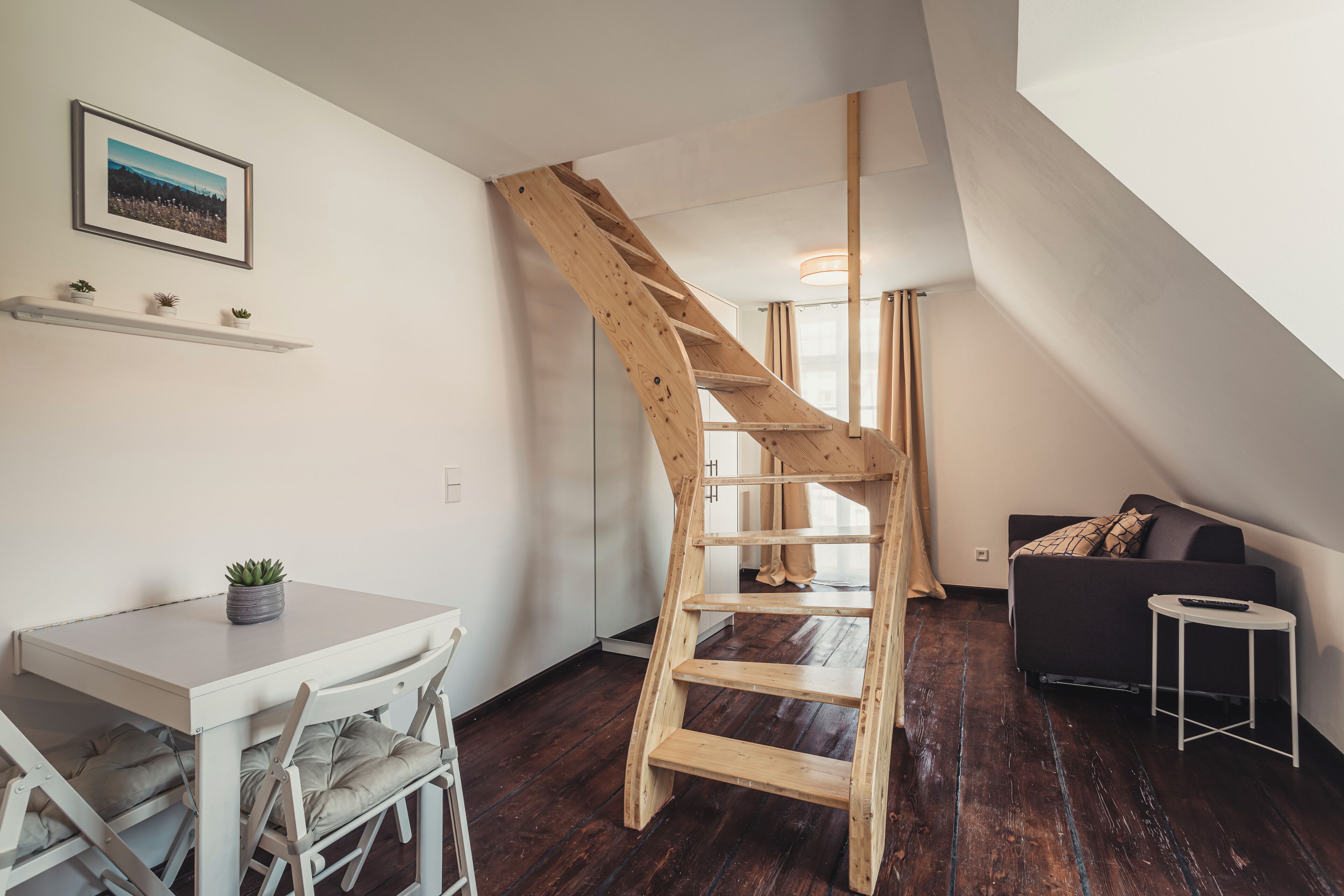 City Apartment, 1 Double Bed with Sofa bed, Non Smoking, Balcony | Living area | TV