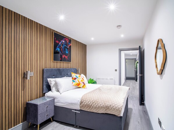 Appartement | 1 chambre, fer et planche à repasser, Wi-Fi gratuit, draps fournis