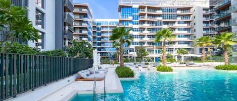 Indoor pool, outdoor pool
