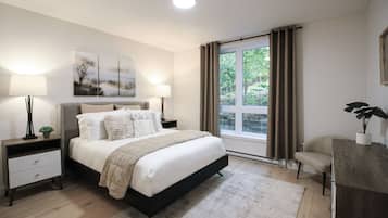 1 bedroom, internet, bed sheets