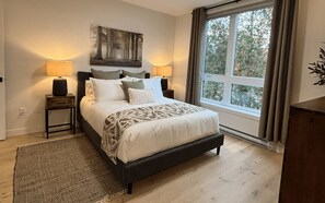 1 sovrum, internet och sängkläder