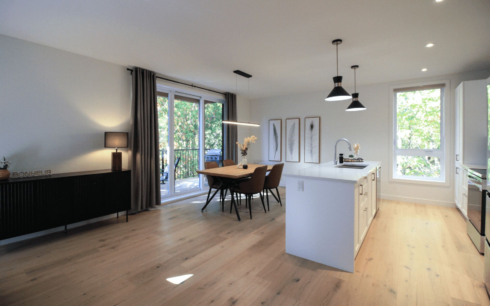 Microwave, oven, coffee/tea maker, toaster