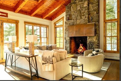 Brand new listing! True Ski In & Ski Out with Private Hot Tub & Fire Pit. 