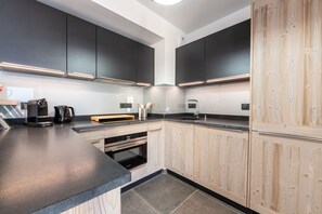 Fridge, microwave, oven, dishwasher - Les Cristaux Blancs - Station de ski à pied (Peisey-Nancroix)