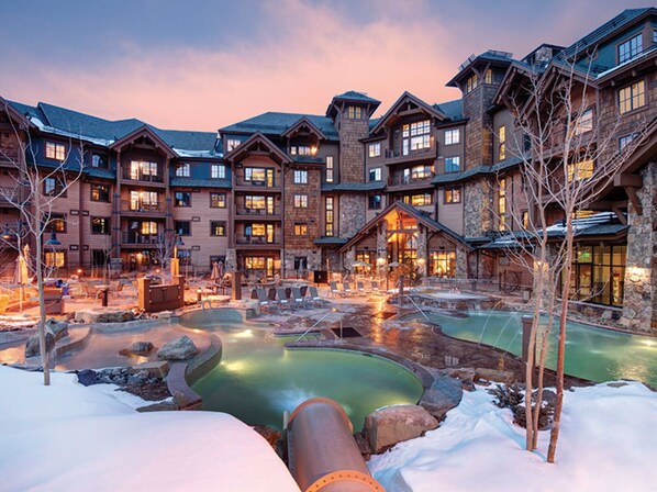 Indoor pool, outdoor pool