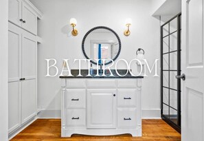 Shower, hair dryer