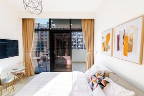 1 bedroom, WiFi, bed sheets, wheelchair access