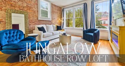Vibrant Loft Steps from Bathhouse Row