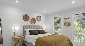 3 bedrooms, iron/ironing board, travel cot, WiFi