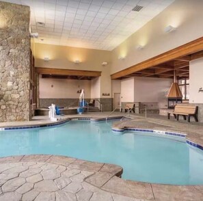 Indoor pool, outdoor pool