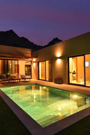 Una piscina climatizada