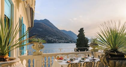 La Casa - Spacious apartment in historic villa with private lake access