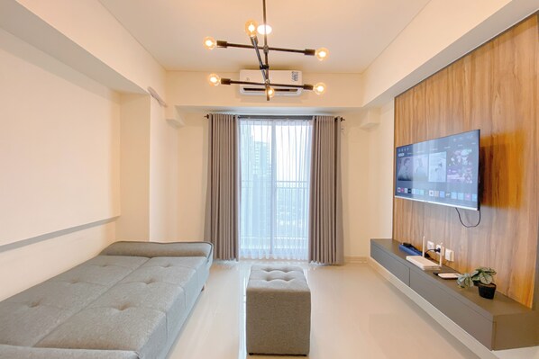 Deluxe Apartment | Living area - Cozy And Modern 2Br At Meikarta Apartment (Cikarang)