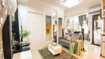 Apartamento luxo | Área de estar