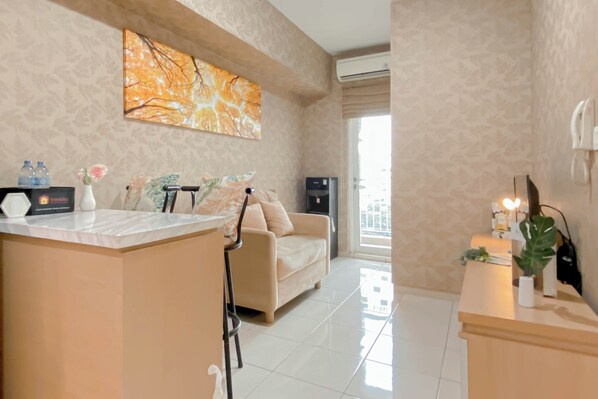 Deluxe Apartment | Living area - Good Deal 2Br Apartment Springlake Summarecon Bekasi Near Mall (Bekasi)