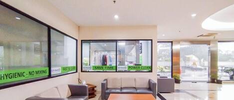 Lobby sitting area