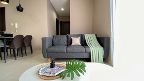 Deluxe Apartment | Living area - Brand New And Elegant 2Br At Ciputra International Apartment (Jakarta)