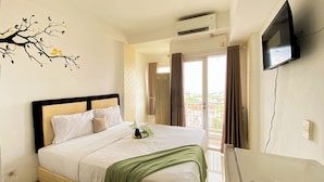 Unclassified image, 5 of 19, button - Homey And Cozy Living Studio At Poris 88 Apartment (Tangerang)
