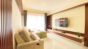 Deluxe appartement | Woonruimte