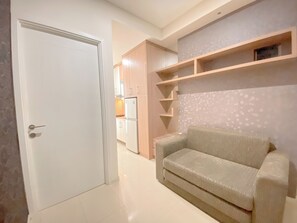 Deluxe Apartment | Living area - Tranquil Abode 1Br Apartment At Parahyangan Residence (Bandung)