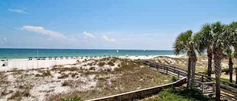 Condo, várias camas (Palm Beach C21) | Praia | Na praia