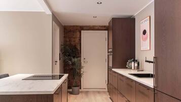 Frigorífic, forn, placa de cuina i rentaplats