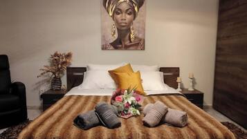 1 sovrum, strykjärn/strykbräda, gratis wi-fi och sängkläder