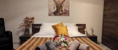 1 bedroom, iron/ironing board, free WiFi, bed sheets