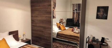1 bedroom, iron/ironing board, free WiFi, bed sheets