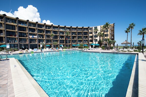 Indoor pool, outdoor pool