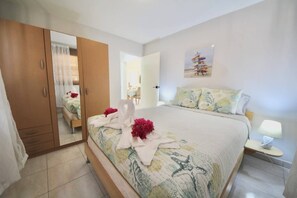 3 室のベッドルーム、WiFi、ベッドシーツ