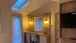 Kabin | 2 kamar tidur, setrika/meja setrika, dan Wi-Fi gratis