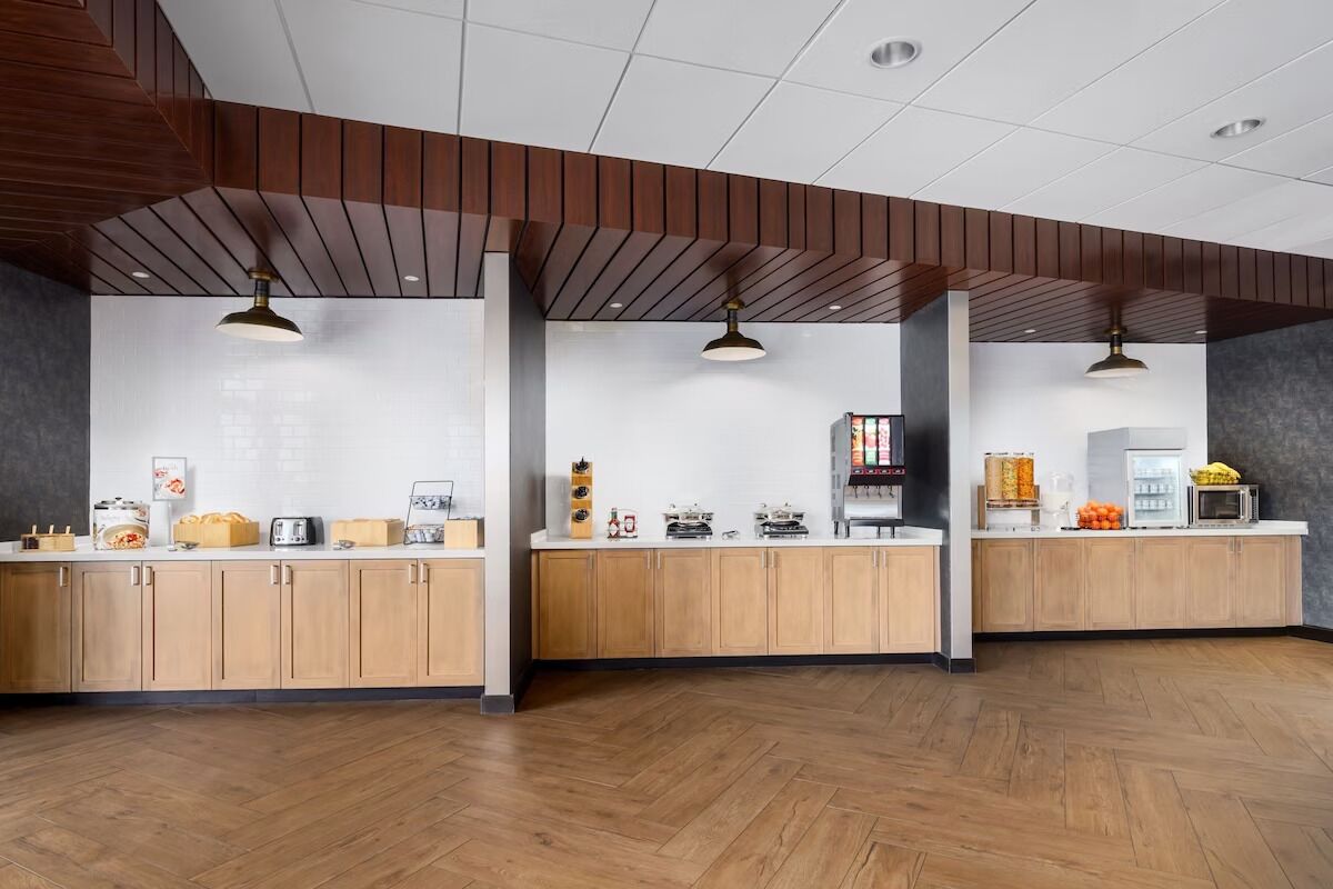 Start mornings with an easy breakfast spread and hot coffee.