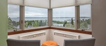 Artsy 1 Bedroom Condo with the Views to the Inlet!