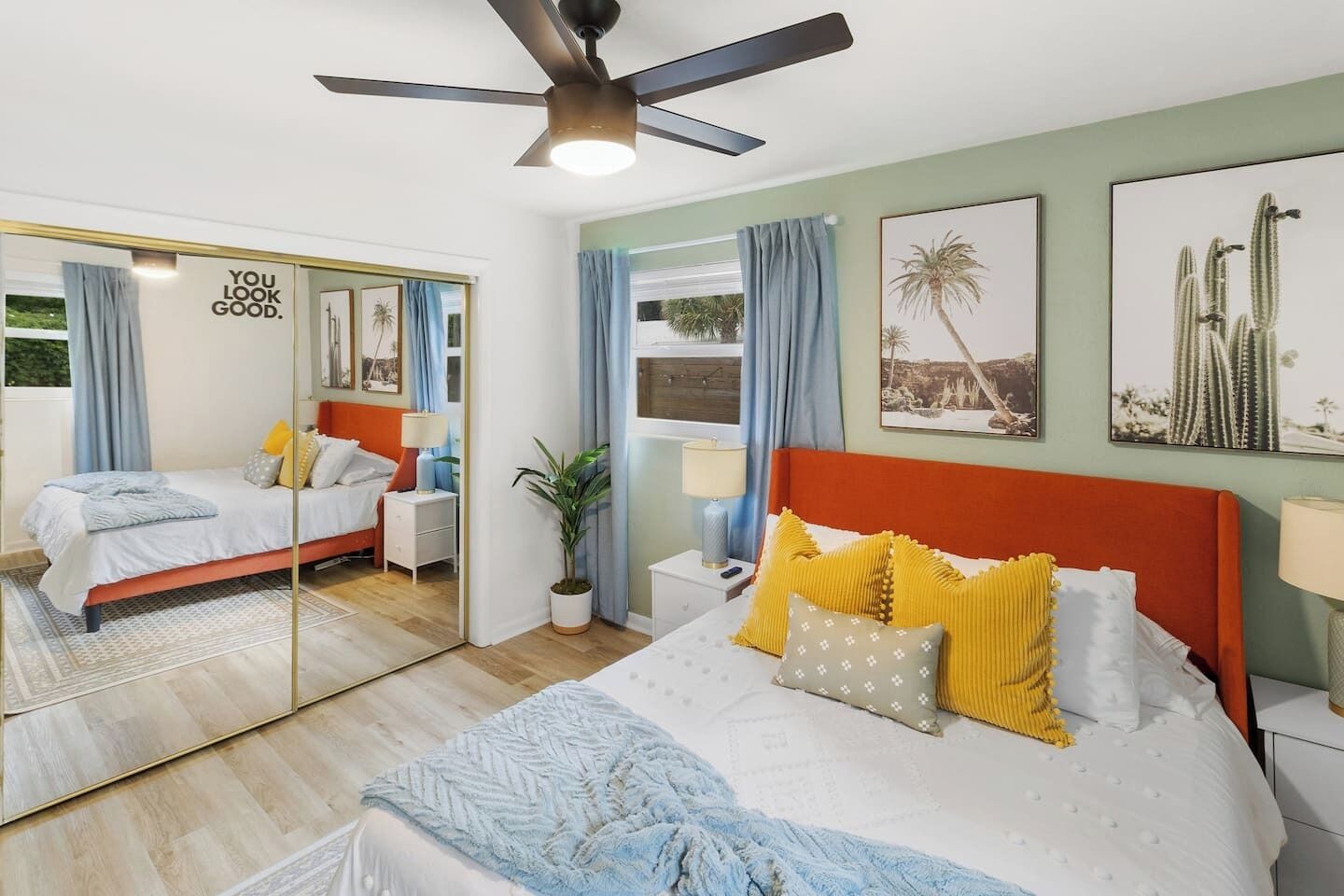 2 bedrooms, iron/ironing board, travel crib, free WiFi