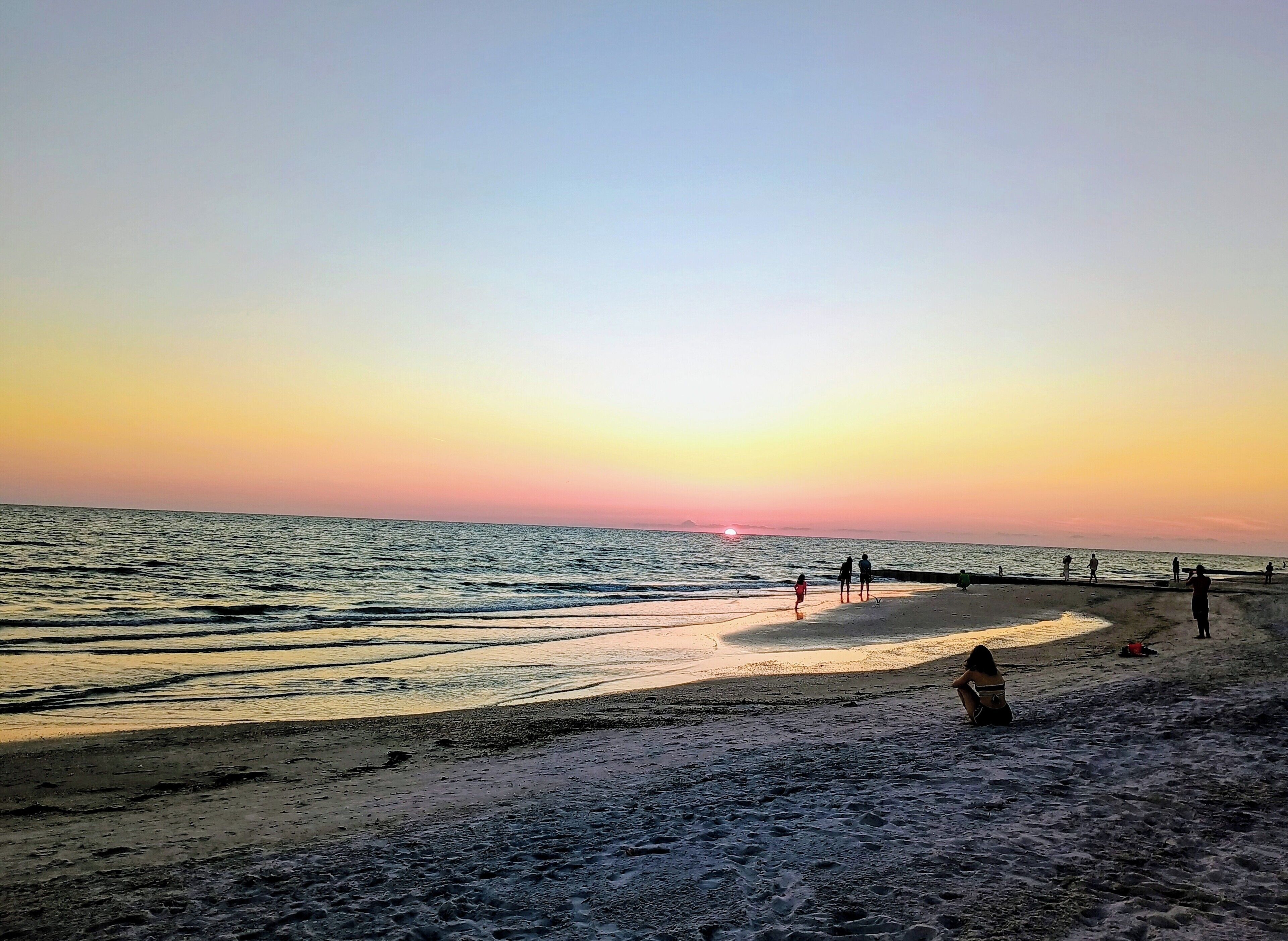 Sun-loungers, beach towels