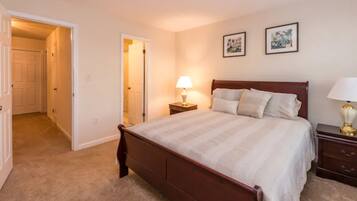 3 bedrooms, in-room safe, iron/ironing board, WiFi