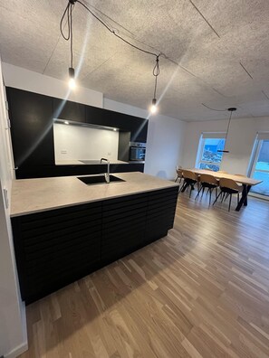 Business Apartment | Private kitchen | Electric kettle, griddle, eco-friendly cleaning products - ATCON Business Apartments (Nuuk)