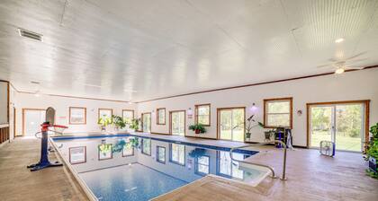 8-Acre Bridgman Oasis: Pool, Hot Tub & Game Room