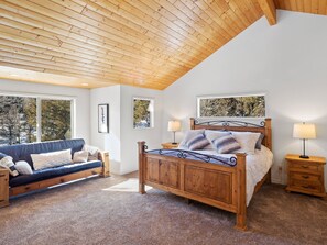 1 bedroom, desk, iron/ironing board, travel crib