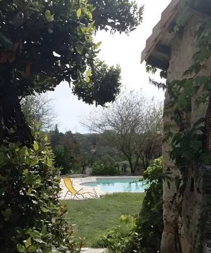 Terre Happy – Maison de campagne avec piscine partagée à Ribérac