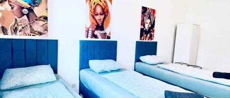 4 chambres, draps fournis