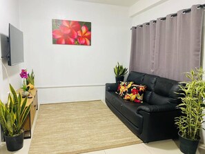 Living area - Charming 3-bedroom house with AC and WiFi in amazing Suva (Suva)
