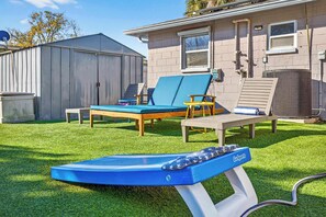 Terrace/patio - Family Putting Green Oasis BBQ, Cornhole, Heated Pool (Tampa)