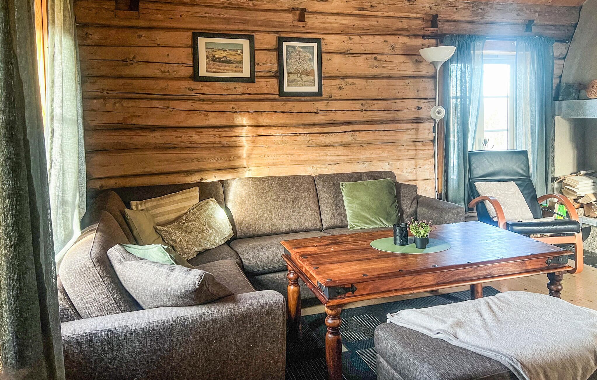Fernseher, Kamin