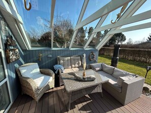 Terrace/patio - Cozy holiday home with character (Nakskov)