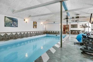 Indoor pool, a heated pool