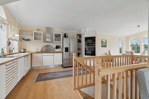 Fridge, oven, dishwasher, electric kettle